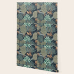 William Morris The Brook Indigo Tapestry Blue Wallpaper Gallery Image 2