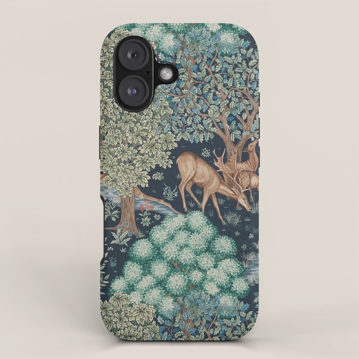William Morris The Brook Indigo Tapestry Blue iPhone Case Gallery Image 1
