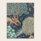 William Morris The Brook Indigo Tapestry Blue Notebook Gallery Image 4