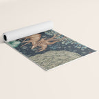 William Morris The Brook Indigo Tapestry Blue Yoga Mat Gallery Image 2