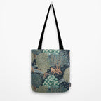 William Morris The Brook Indigo Tapestry Blue Tote Bag Gallery Image 2