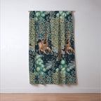 William Morris The Brook Indigo Tapestry Blue Window Curtain Gallery Image 3