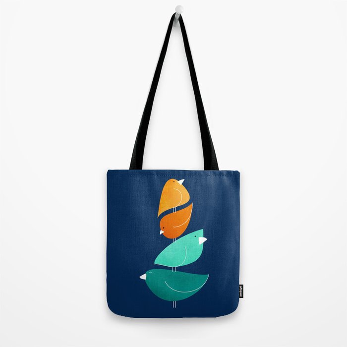 Bird Stack III Illustration Tote Bag Gallery Image 2