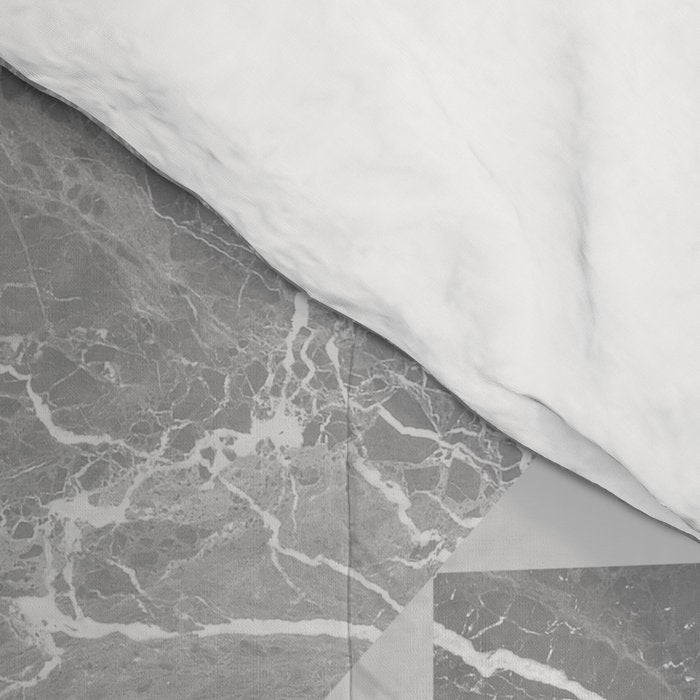 Marble Geometric Grey Comforter Gallery Image 4