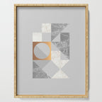 Marble Geometric Grey Serving Tray Gallery Image 1