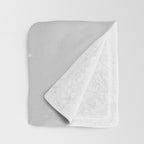 Marble Geometric Grey Throw Blanket Gallery Image 3