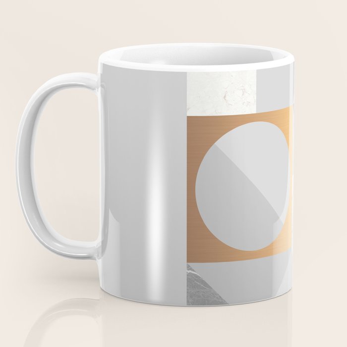 Marble Geometric Grey Coffee Mug Gallery Image 3