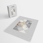 Marble Geometric Grey Jigsaw Puzzle Gallery Image 2