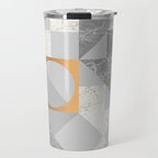 Marble Geometric Grey Travel Mug Gallery Image 1