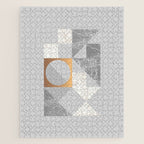 Marble Geometric Grey Jigsaw Puzzle Gallery Image 1