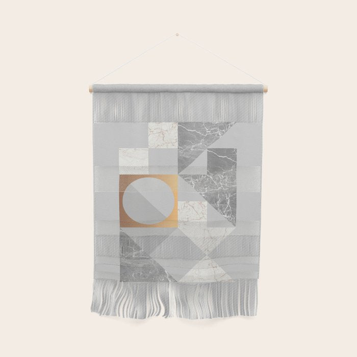 Marble Geometric Grey Wall Hanging Gallery Image 1