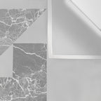 Marble Geometric Grey Wall Tapestry Gallery Image 3
