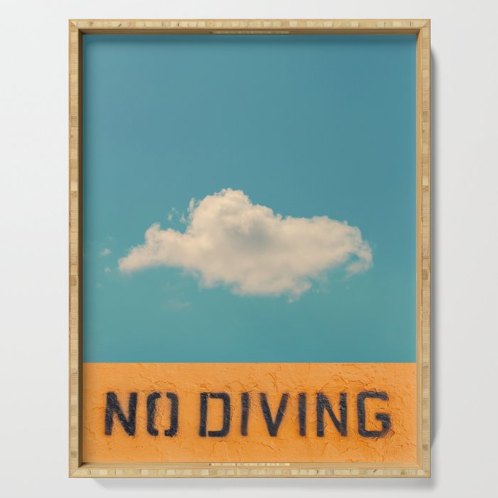 No Diving Serving Tray Gallery Image 1