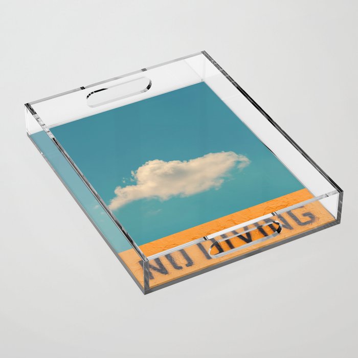 No Diving Acrylic Tray Gallery Image 1