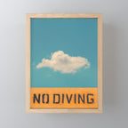 No Diving Mini Art Print Gallery Image 1