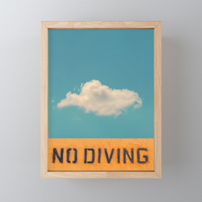 No Diving Mini Art Print Gallery Image 1