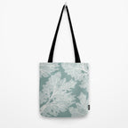 Sea Fan Coral - White on Mint Tote Bag Gallery Image 2