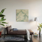 Sea Fan Coral - White on Mint Wood Wall Art Gallery Image 2