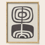 Modern Plant / Lino Print Serving Tray Gallery Image 1