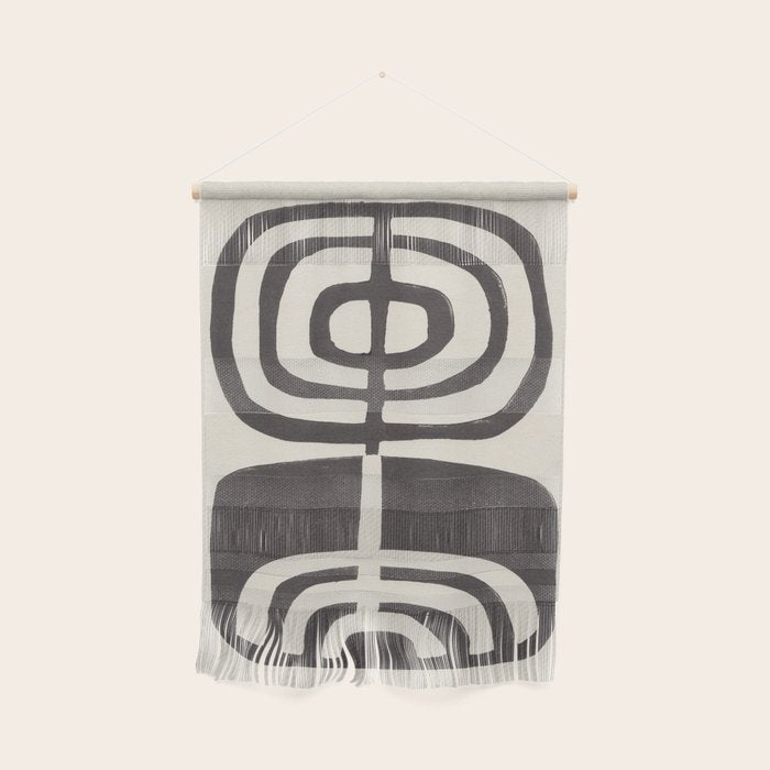 Modern Plant / Lino Print Wall Hanging Gallery Image 1