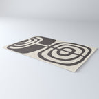Modern Plant / Lino Print Rug Gallery Image 3