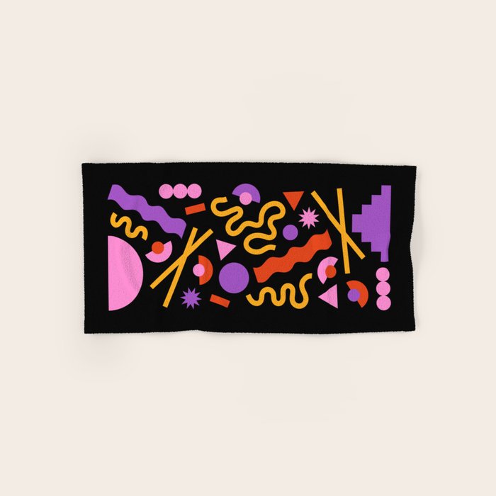 Purple ramen Bath Towel Gallery Image 1