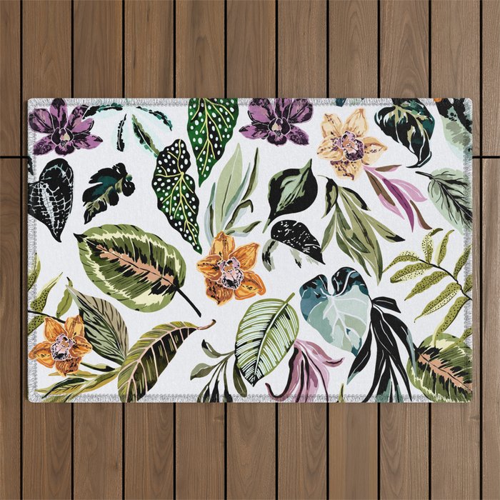Wild colorful jungle FN7 Outdoor Rug Gallery Image 1