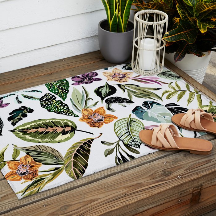 Wild colorful jungle FN7 Outdoor Rug Gallery Image 2