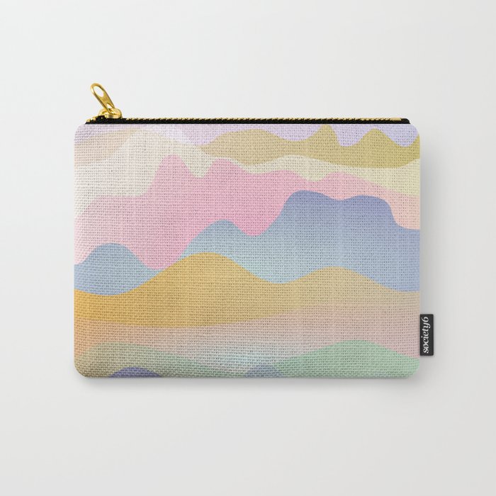 Morning glow Ombre landscape  Carry All Pouch Gallery Image 1