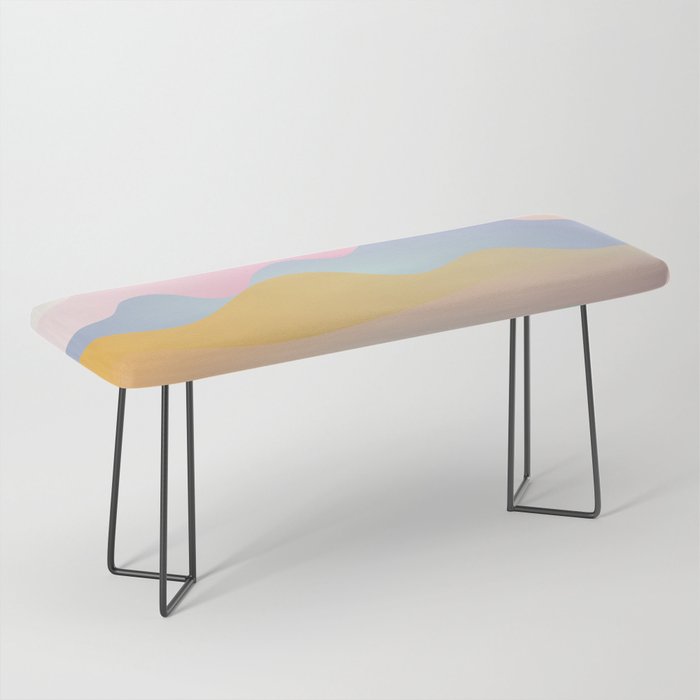 Morning glow Ombre landscape  Bench Gallery Image 1