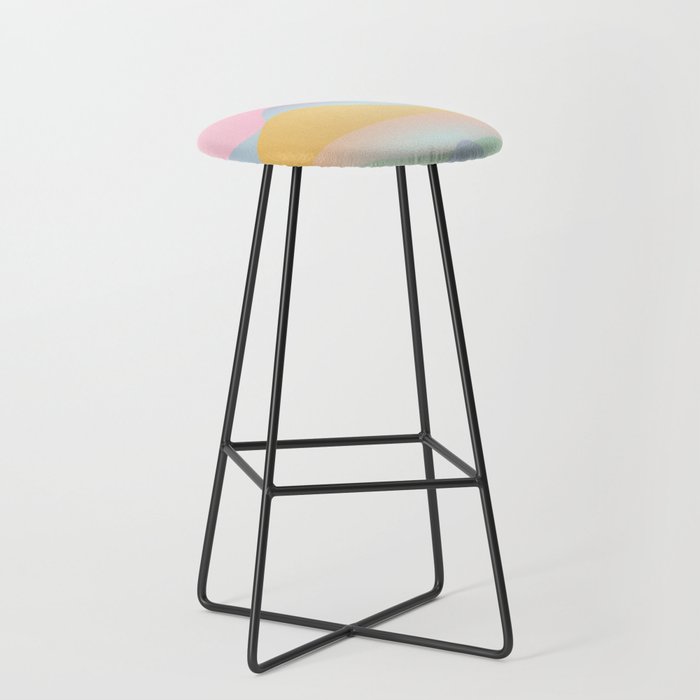Morning glow Ombre landscape  Stool Gallery Image 1
