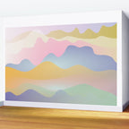 Morning glow Ombre landscape  Wall Mural Gallery Image 2