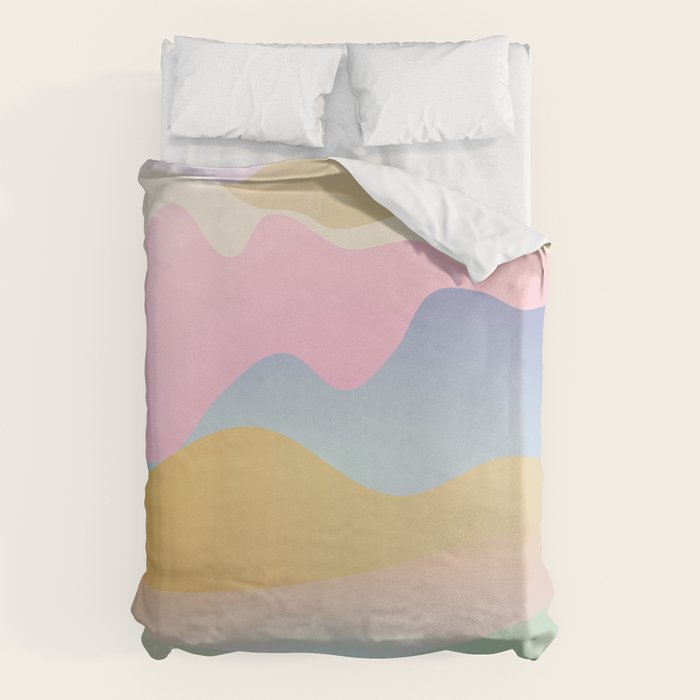 Morning glow Ombre landscape  Duvet Cover Gallery Image 6