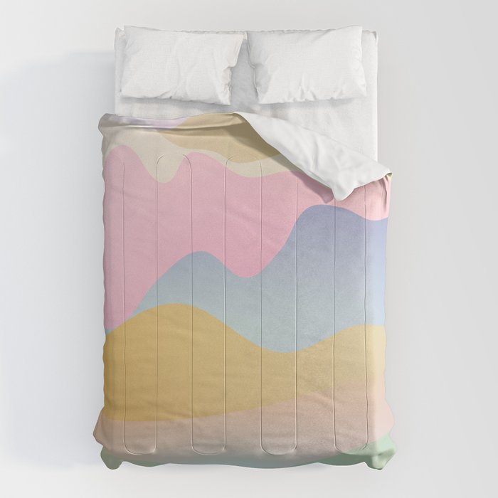 Morning glow Ombre landscape  Comforter Gallery Image 6