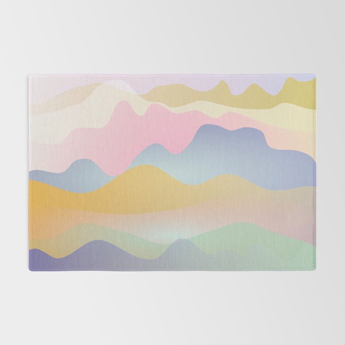 Morning glow Ombre landscape  Rug Gallery Image 2