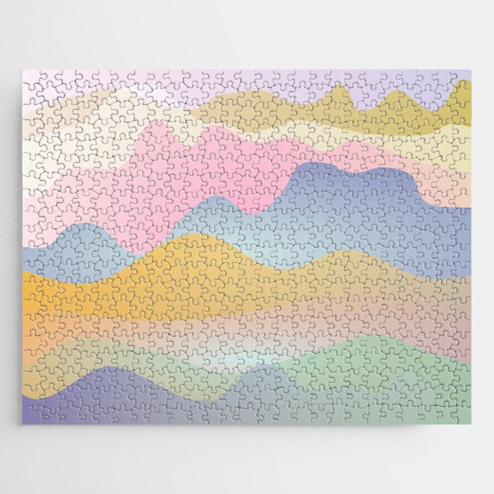 Morning glow Ombre landscape  Jigsaw Puzzle Gallery Image 1