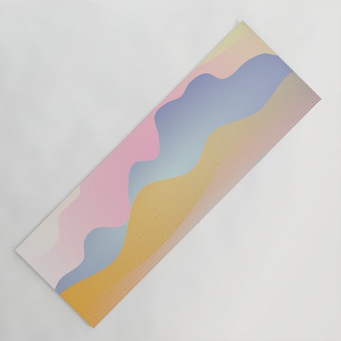 Morning glow Ombre landscape  Yoga Mat Gallery Image 1