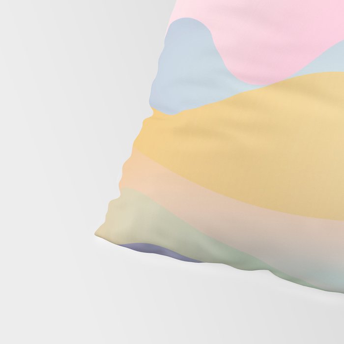 Morning glow Ombre landscape  Pillow Sham Gallery Image 4