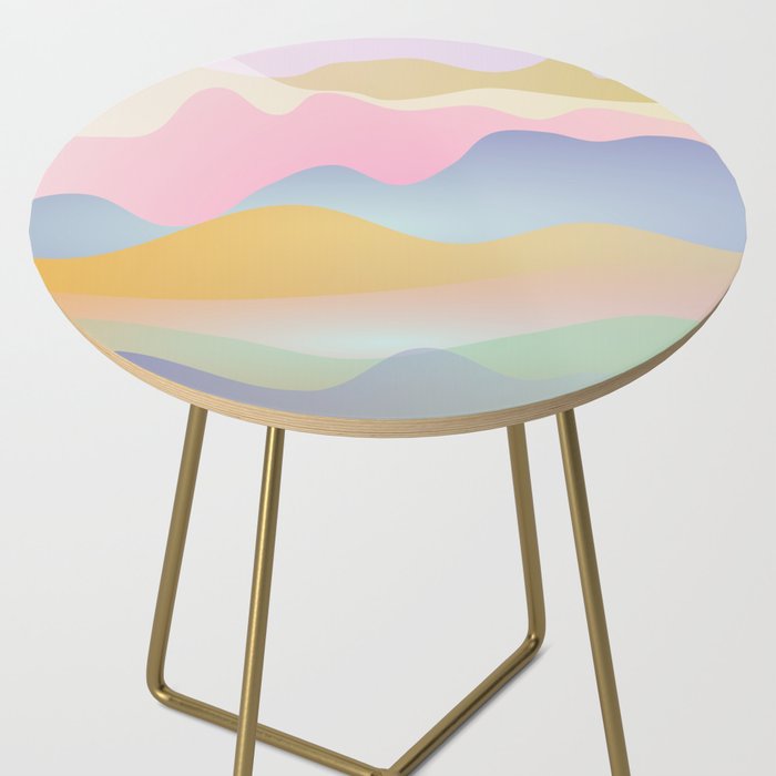 Morning glow Ombre landscape  Side Table Gallery Image 2