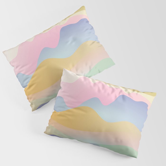 Morning glow Ombre landscape  Pillow Sham Gallery Image 3