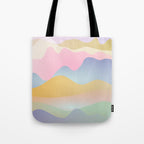 Morning glow Ombre landscape  Tote Bag Gallery Image 1