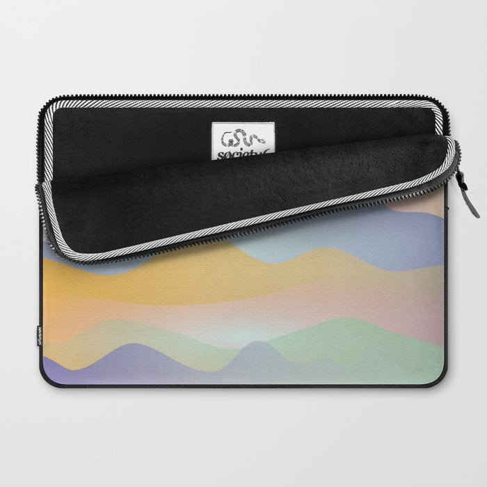 Morning glow Ombre landscape  Laptop Sleeve Gallery Image 2