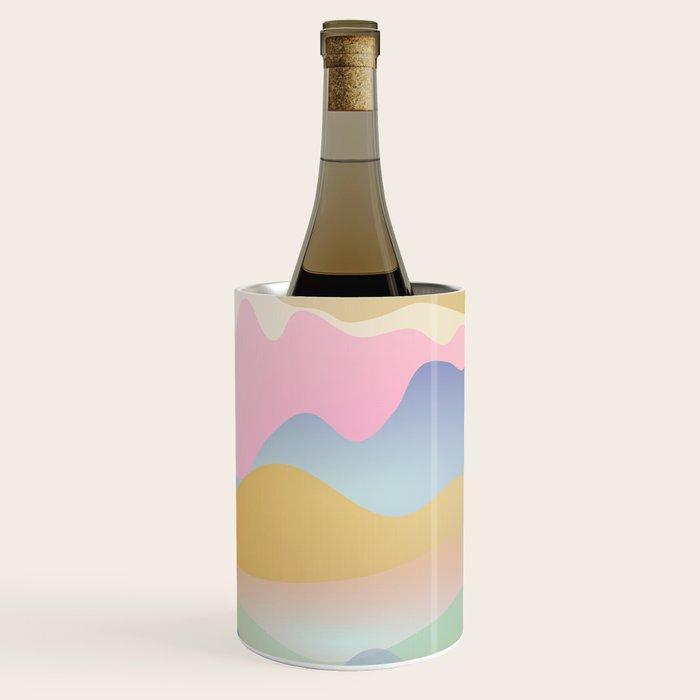 Morning glow Ombre landscape  Wine Chiller Gallery Image 1