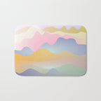 Morning glow Ombre landscape  Bath Mat Gallery Image 1