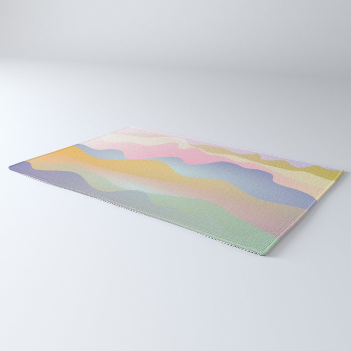 Morning glow Ombre landscape  Rug Gallery Image 3