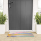 Morning glow Ombre landscape  Welcome Mat Gallery Image 3