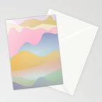 Morning glow Ombre landscape  Stationery Card Gallery Image 2