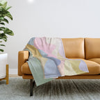 Morning glow Ombre landscape  Throw Blanket Gallery Image 1