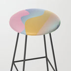 Morning glow Ombre landscape  Stool Gallery Image 2
