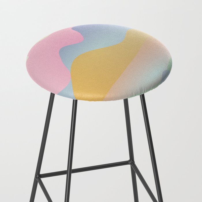 Morning glow Ombre landscape  Stool Gallery Image 2